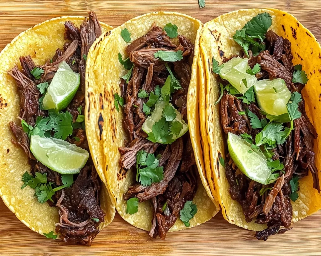 Crockpot Recipes: Slow Cooker Beef Barbacoa Tacos in 10 Minutes Prep