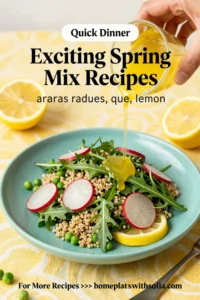 Exciting Spring Mix Recipes Beyond Salad: 5 Must-Try Dishes!