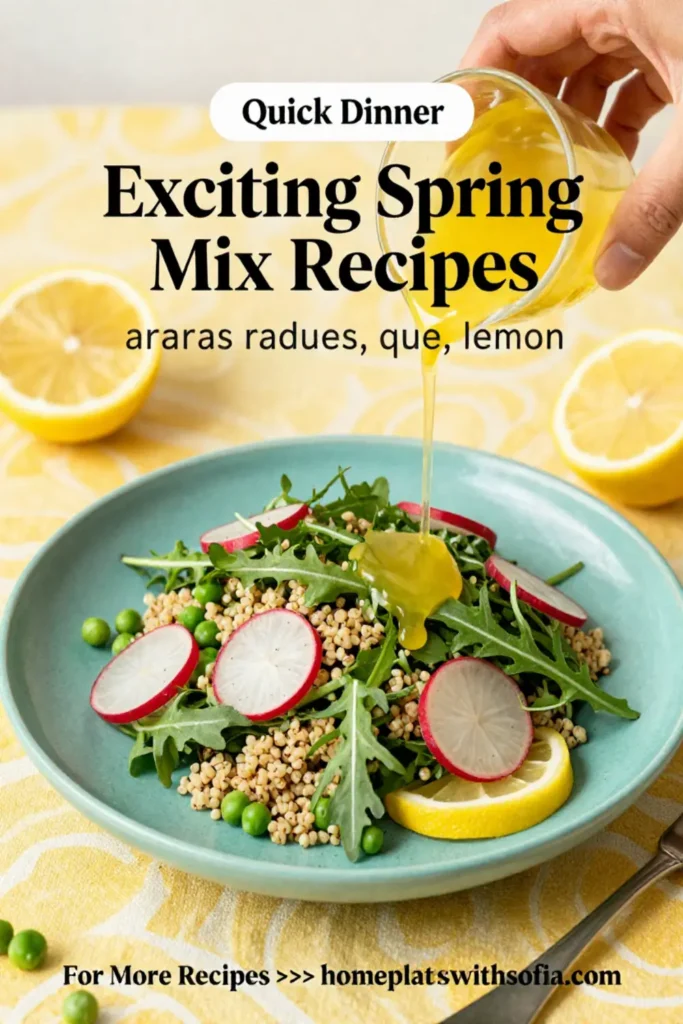 Exciting Spring Mix Recipes Beyond Salad: 5 Must-Try Dishes!