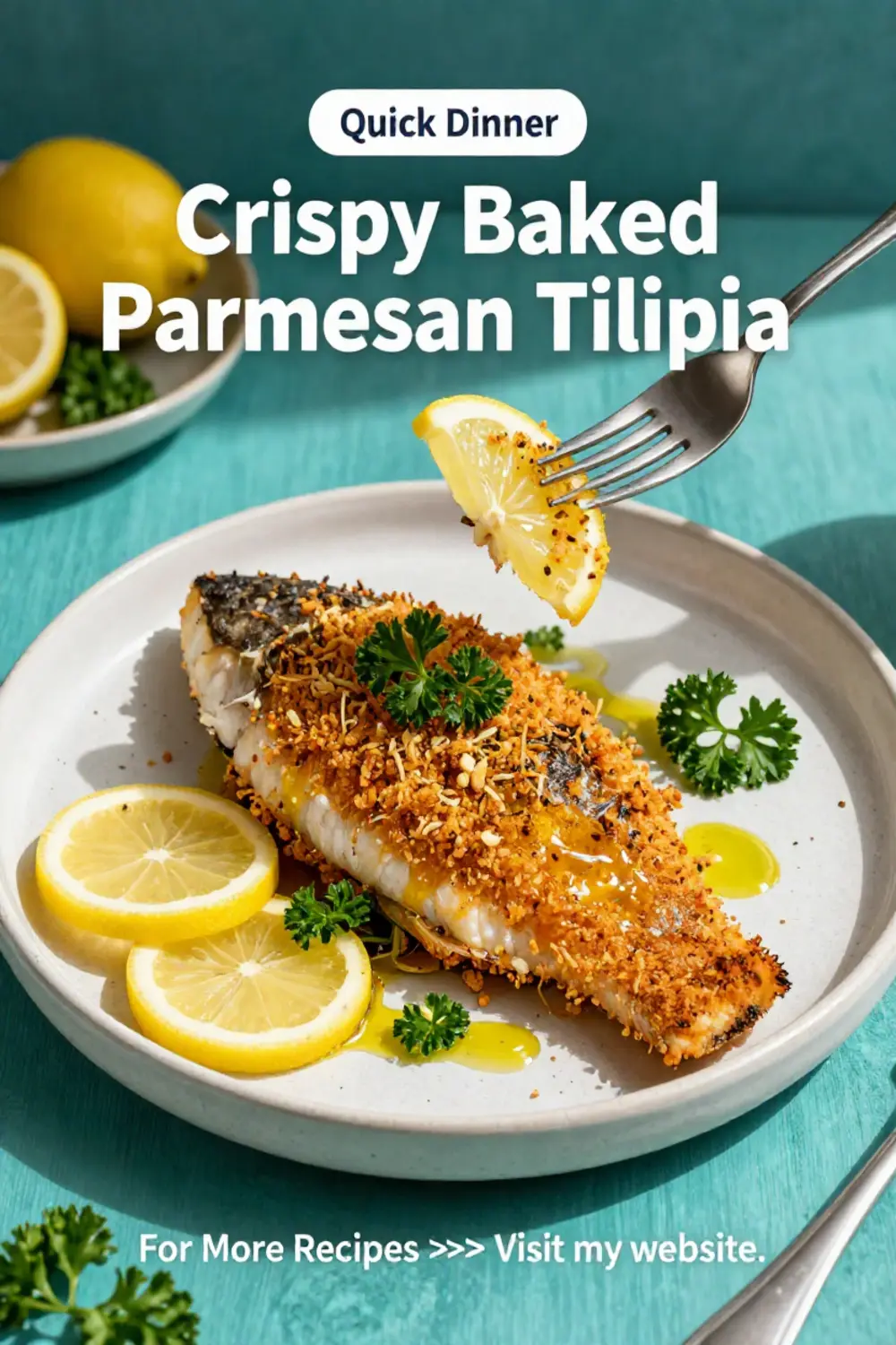 Easy Dinner Recipes: Crispy Baked Parmesan Crusted Tilapia in 20 Minutes