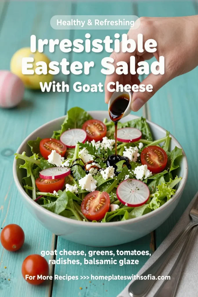 Irresistible Easter Salad With Goat Cheese