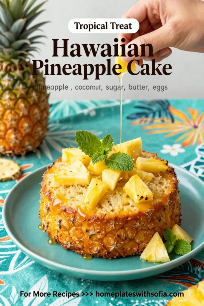 Hawaiian Pineapple Cake Delight