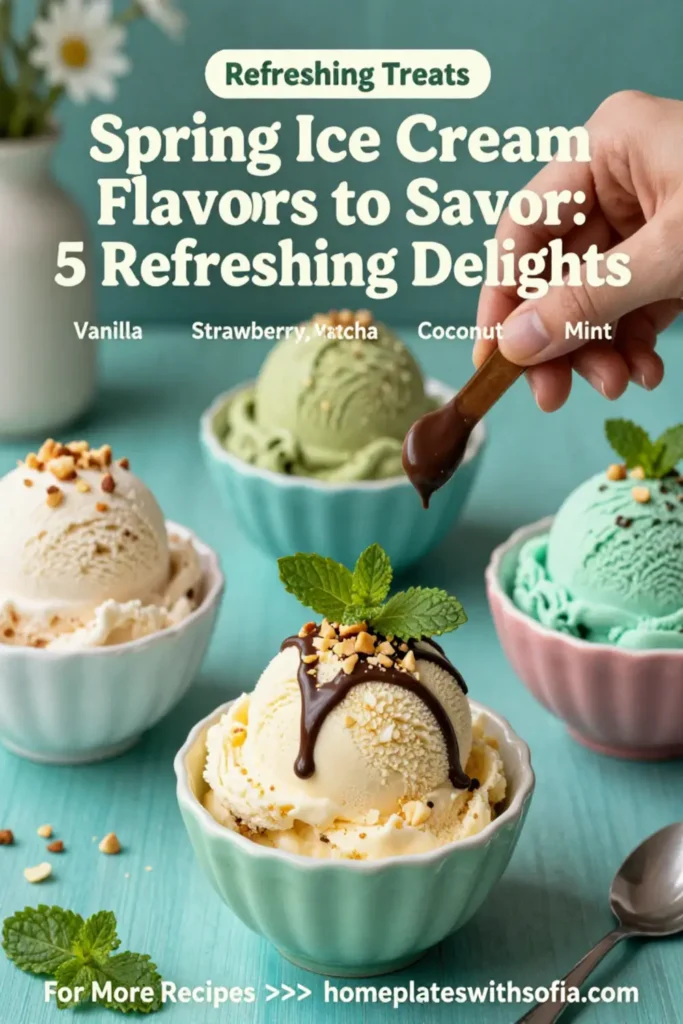 Spring Ice Cream Flavors to Savor: 5 Refreshing Delights