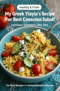 My Greek Yiayia'S Secret Recipe For Best Couscous Salad!