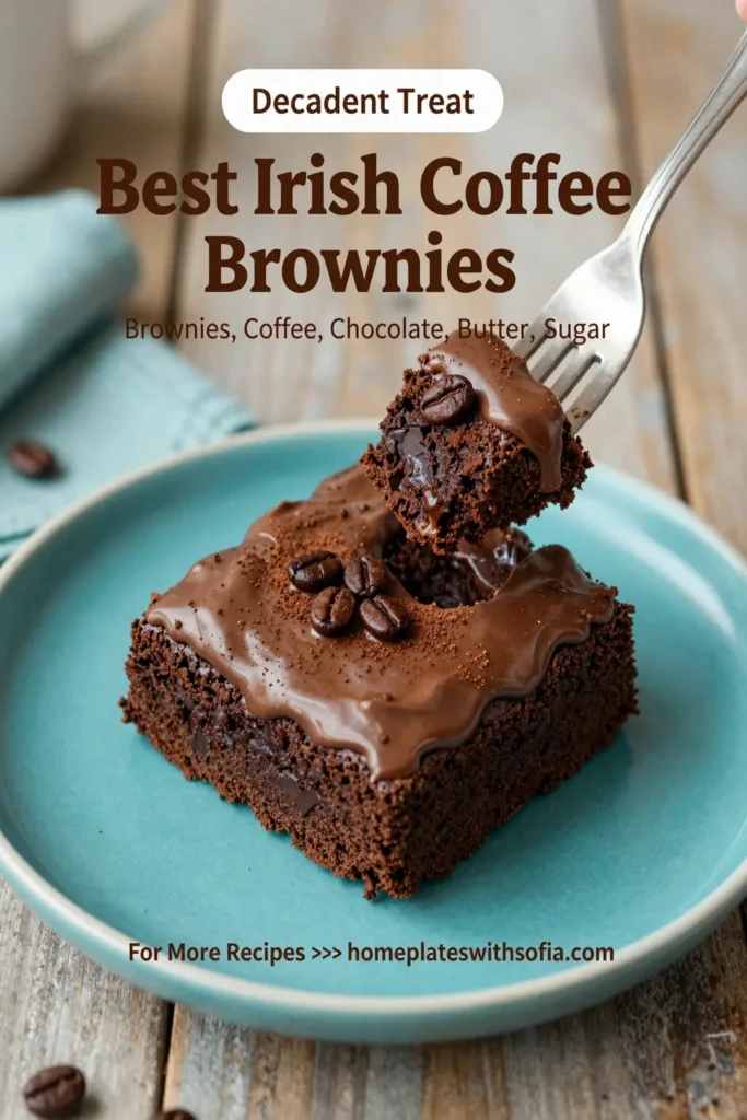 Best Irish Coffee Brownies