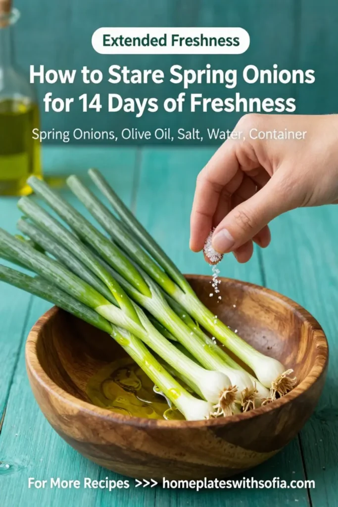 How to Store Spring Onions for 14 Days of Freshness