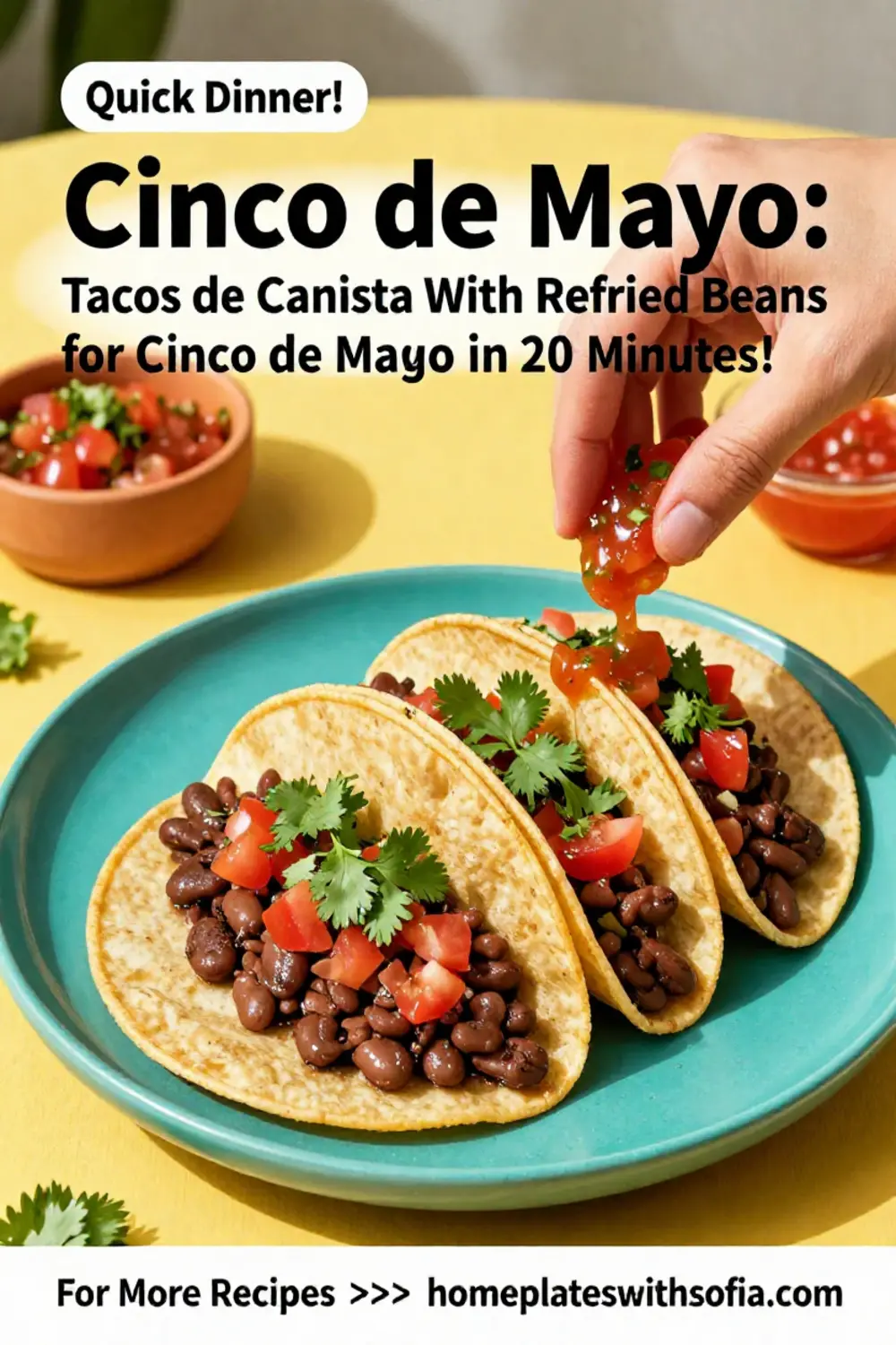 Cinco de Mayo: Tacos de Canasta With Refried Beans for Cinco de Mayo in 20 Minutes