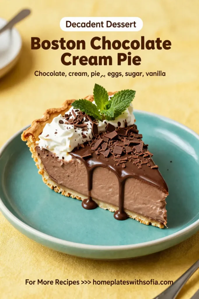Boston Chocolate Cream Pie Cheesecake