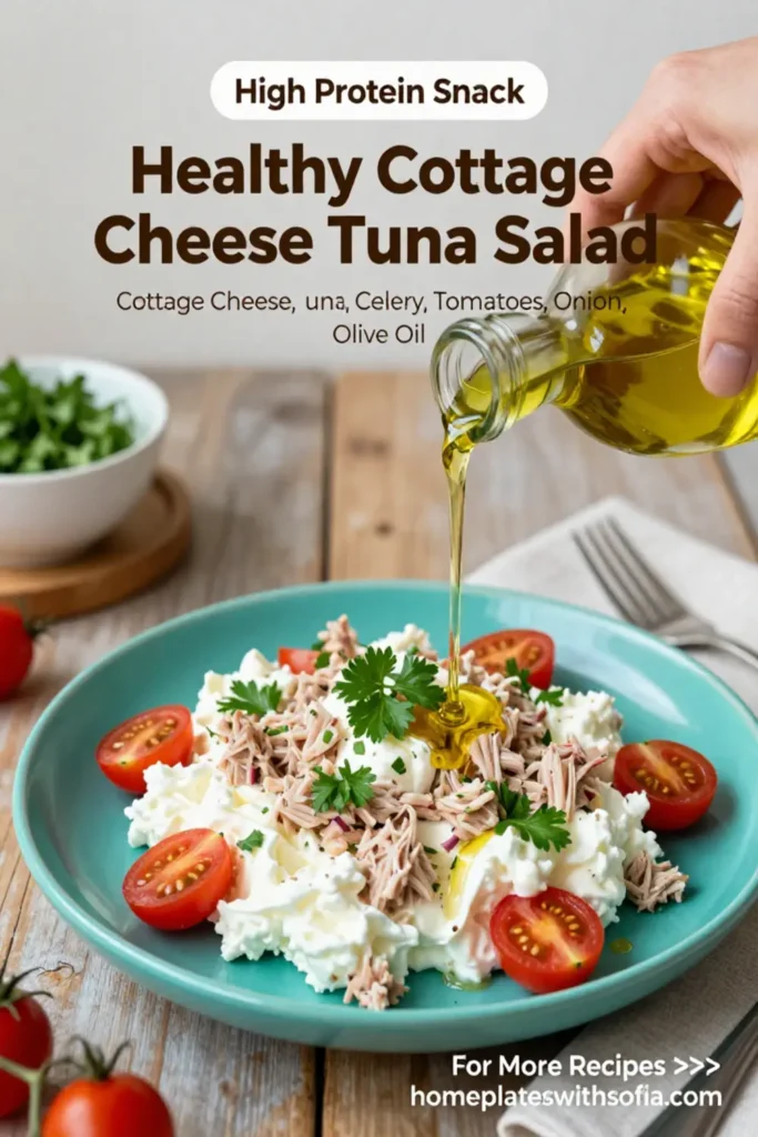 Healthy Cottage Cheese Tuna Salad