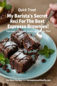 My Barista'S Secret Recipe For The Best Espresso Brownies!