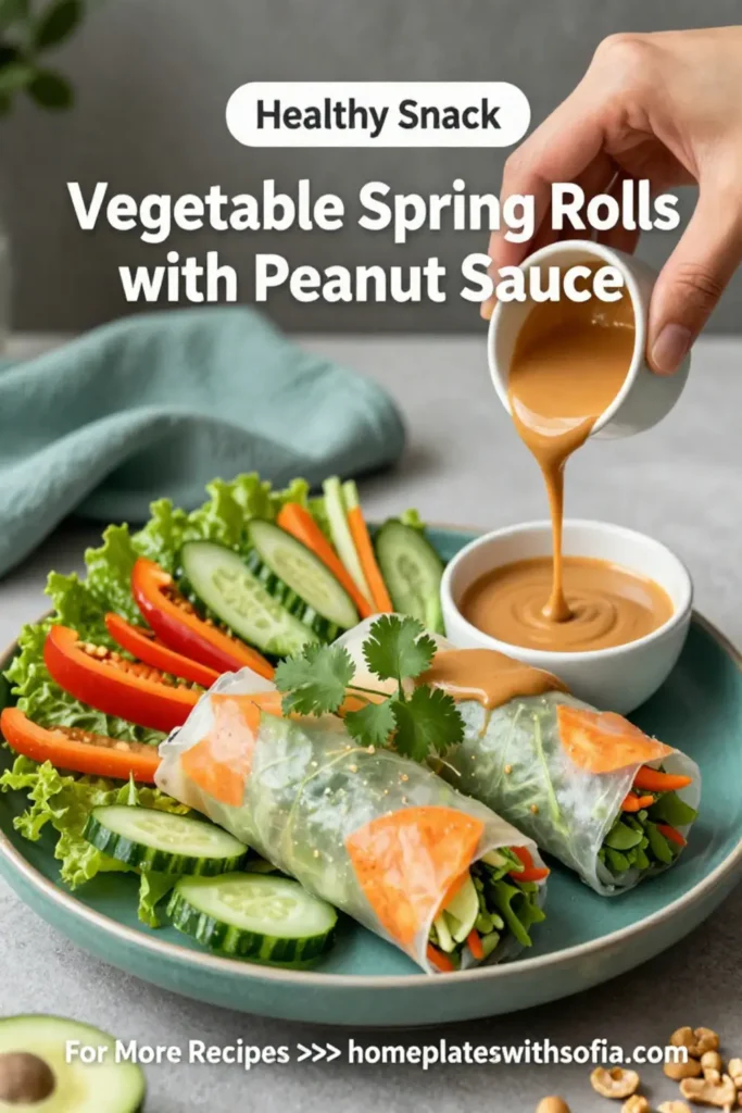 Vegetable Spring Rolls with Peanut Sauce: 5 Flavorful Secrets