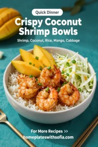 Crispy Coconut Shrimp Bowls