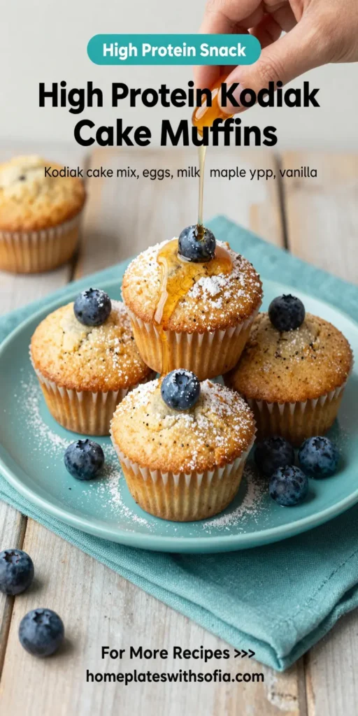 High Protein Kodiak Cake Muffins