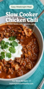 Slow Cooker Buffalo Chicken Chili