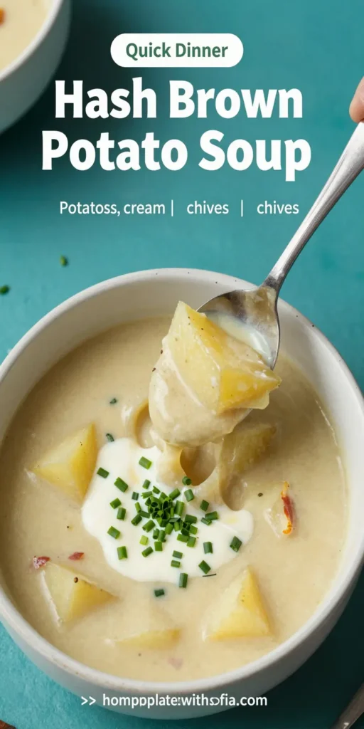 Hash Brown Potato Soup