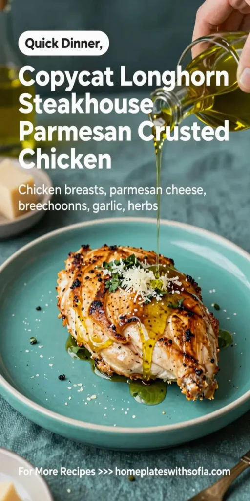 Copycat Longhorn Steakhouse Parmesan Crusted Chicken