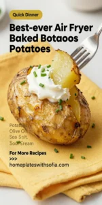 Best-ever air fryer baked potatoes