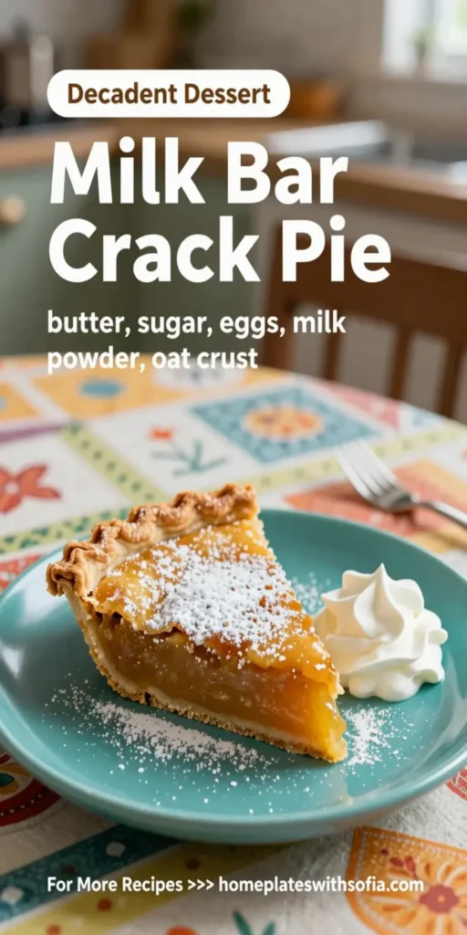 Milk Bar Crack Pie
