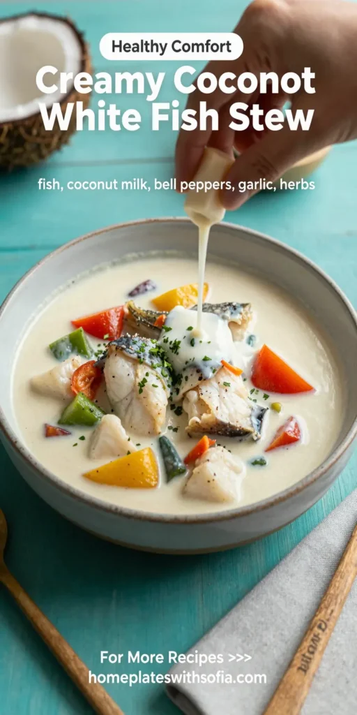 Creamy Coconut White Fish Stew