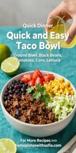 Quick and Easy Taco Bowl