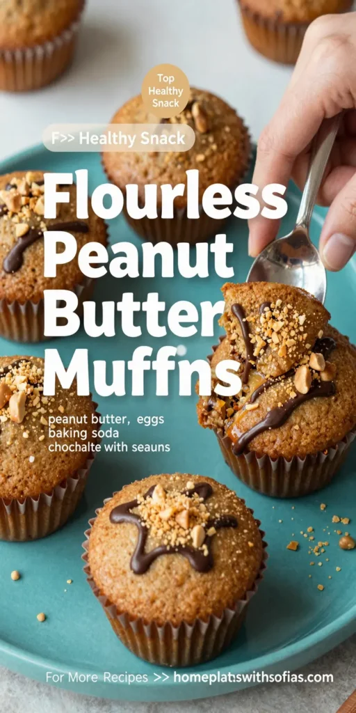 Flourless Peanut Butter Muffins