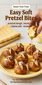 Easy Soft Pretzel Bites