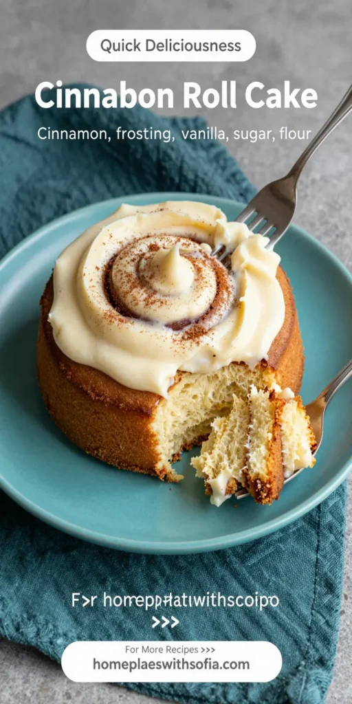 Cinnabon Cinnamon Roll Cake