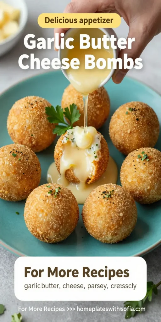 Garlic Butter Cheese Bombs