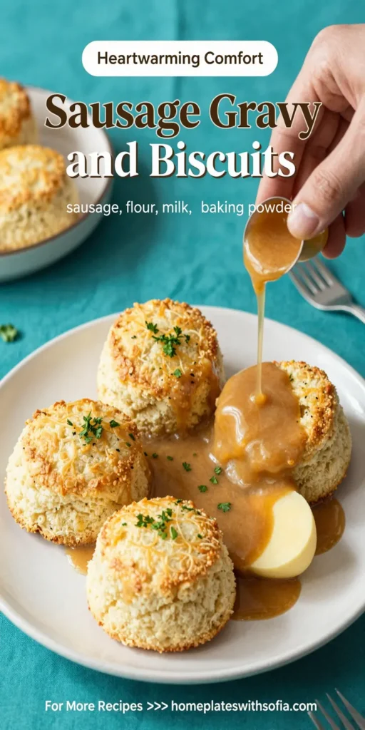 Sausage Gravy and Biscuits