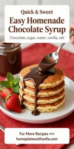 Easy Homemade Chocolate Syrup