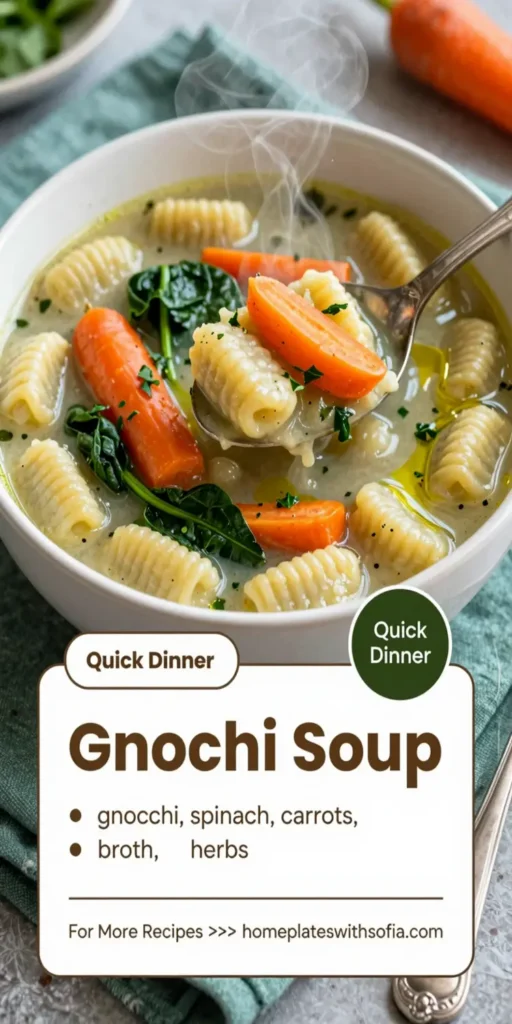 Gnocchi Soup