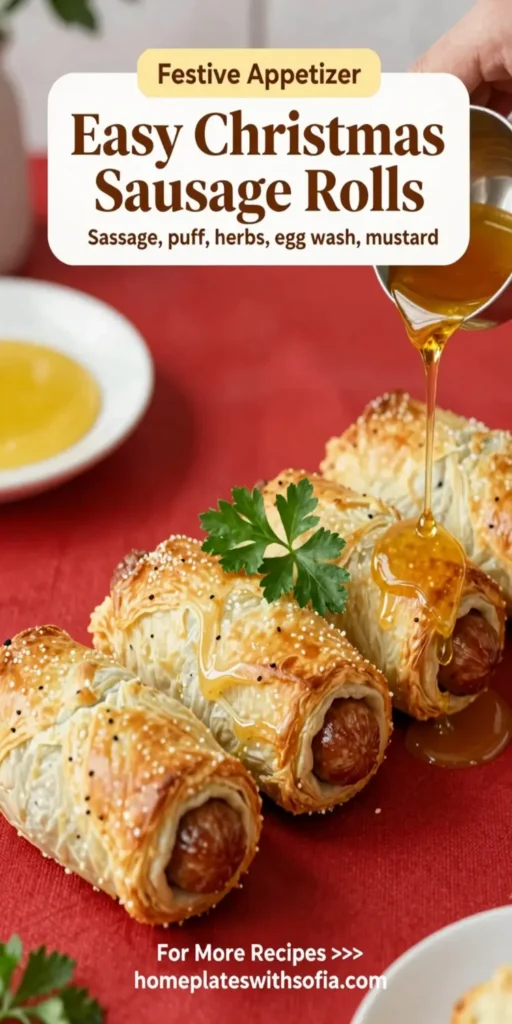 Easy Christmas Sausage Rolls