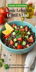 Classic Lebanese Lentil Salad
