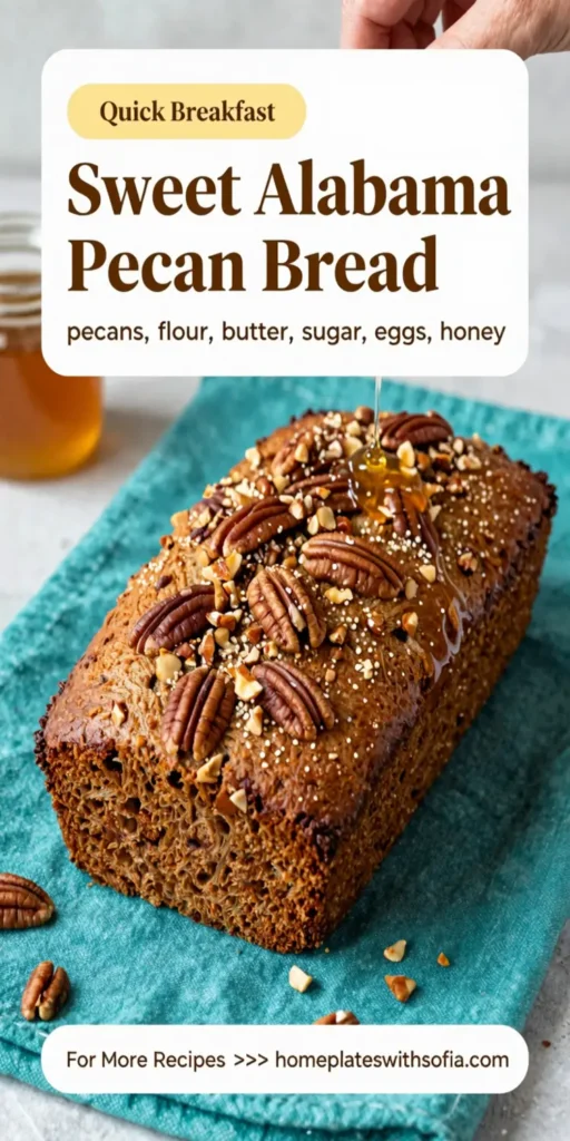 Sweet Alabama Pecan Bread