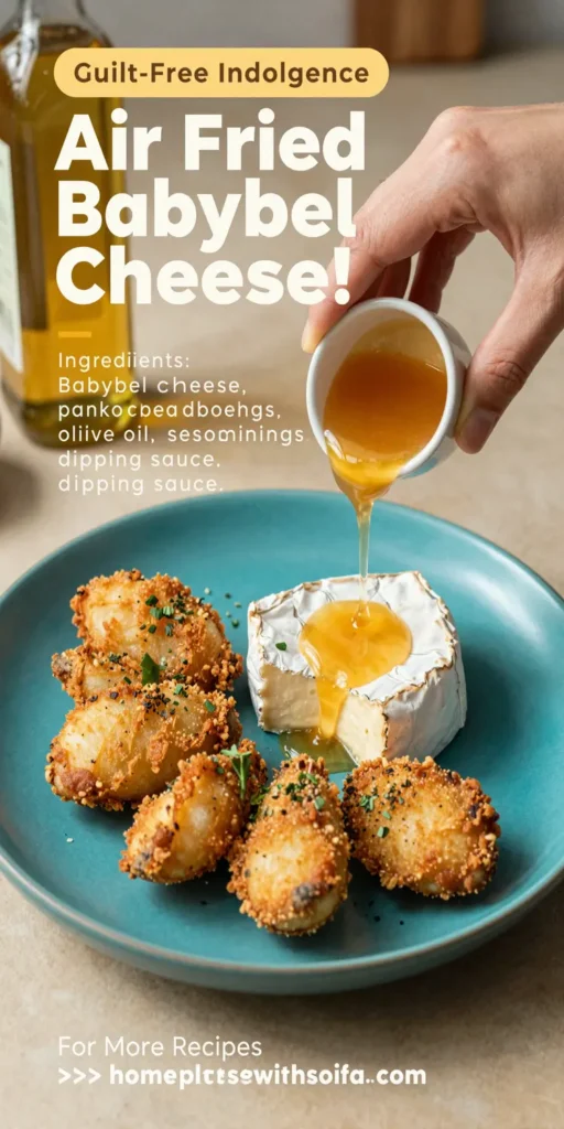 Air Fried Babybel Cheese