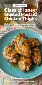 Classic Honey Mustard Chicken Thighs