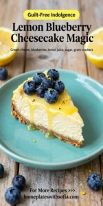 Lemon Blueberry Cheesecake Magic