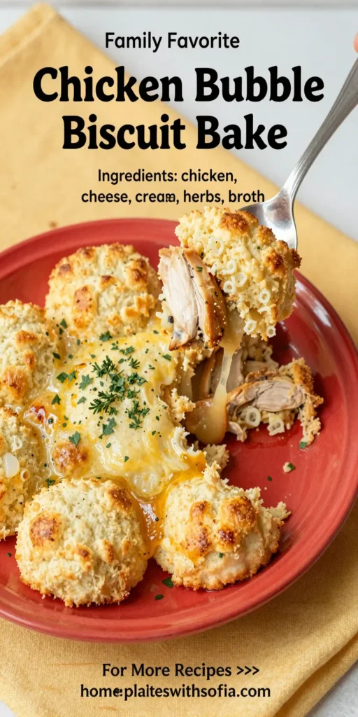 Chicken Bubble Biscuit Bake