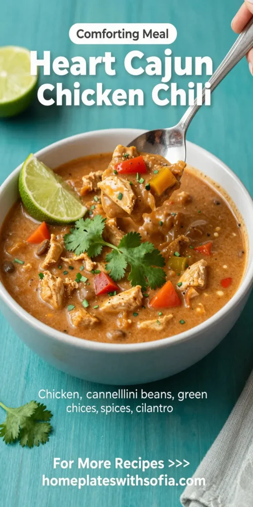 Hearty Cajun White Chicken Chili