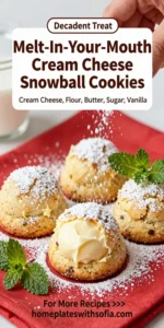 Melt-In-Your-Mouth Cream Cheese Snowball Cookies