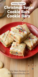 Christmas Sugar Cookie Bars