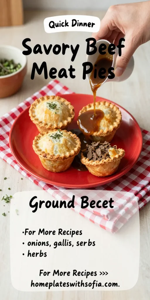 Savory Beef Meat Pies