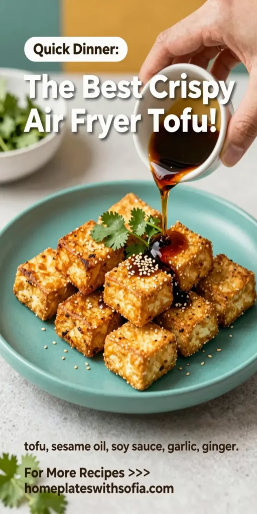 The Best Crispy Air Fryer Tofu