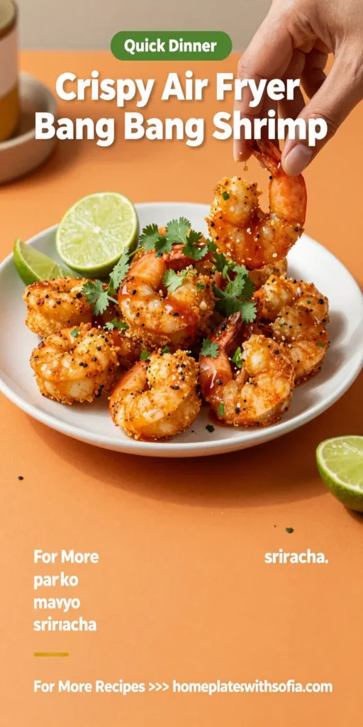 Crispy Air Fryer Bang Bang Shrimp