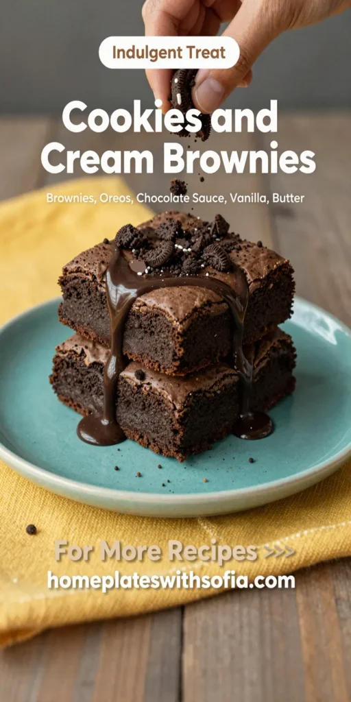 Cookies and Cream Brownies