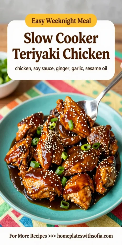 Slow Cooker Teriyaki Chicken