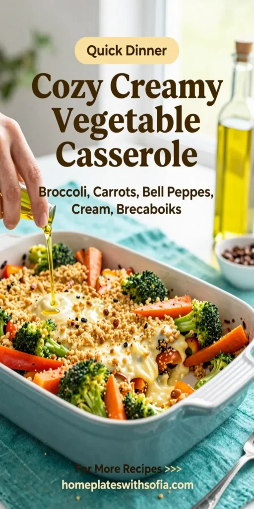 Cozy Creamy Vegetable Casserole