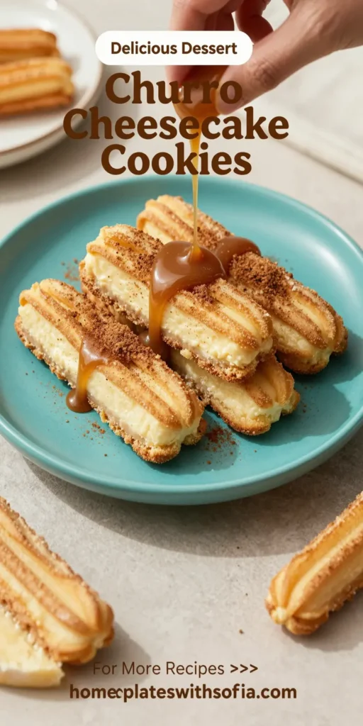 Churro Cheesecake Cookies