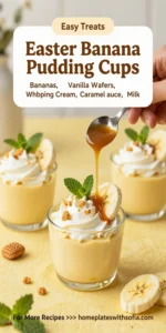 Easter Banana Pudding Cups