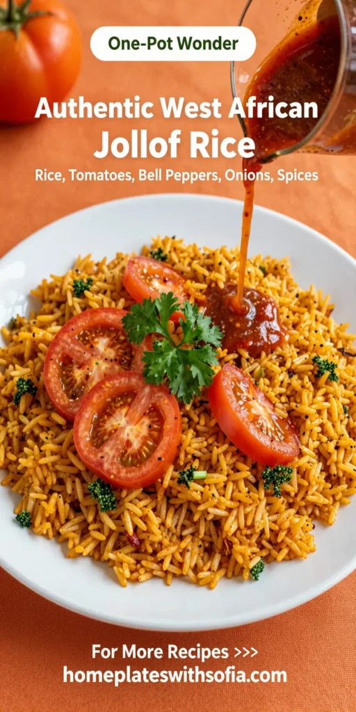 Authentic West African Jollof Rice